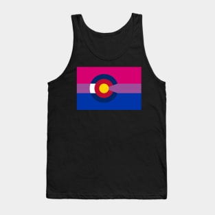 Colorado LGBTQIA2+ Bi Flag Tank Top